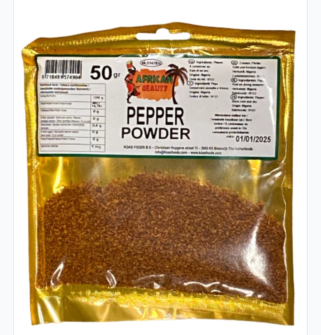 Dry grounded pepper 50gr