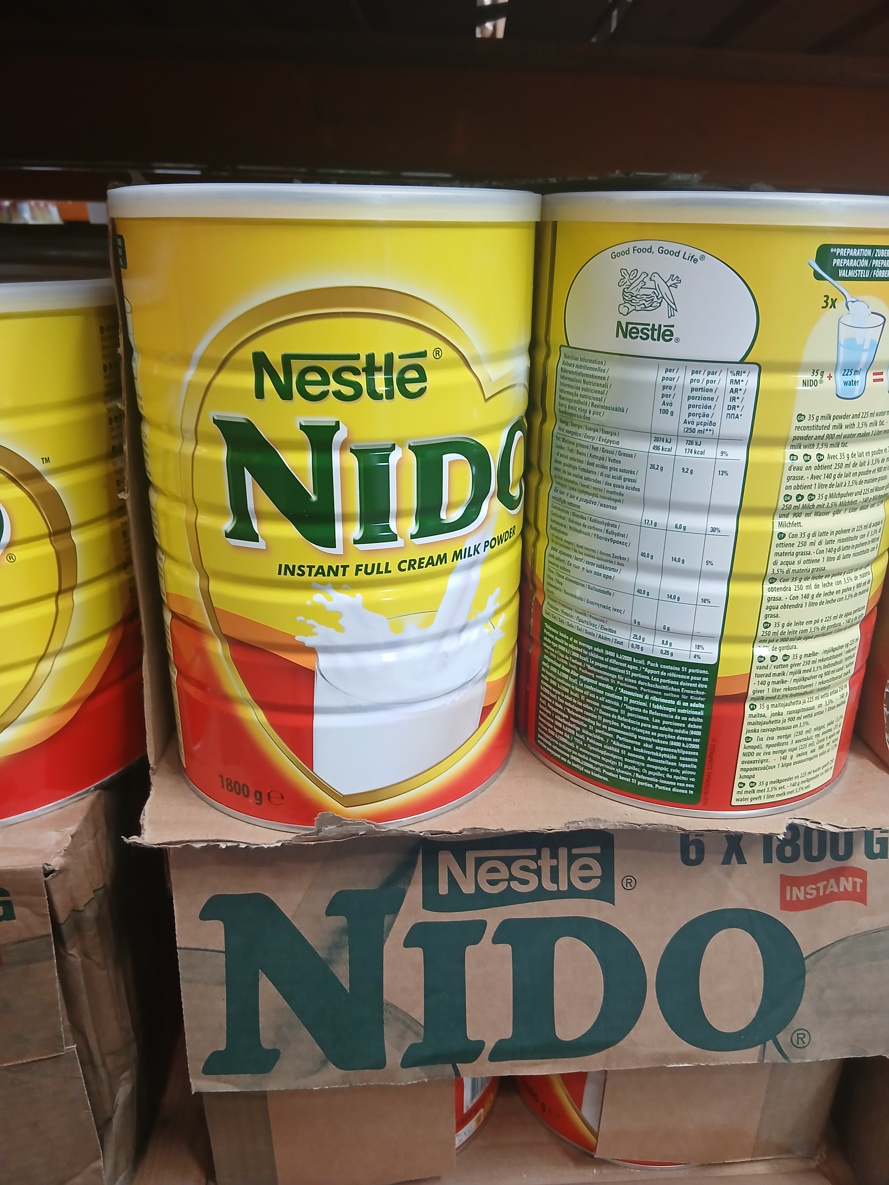 Nido powder milk 1800g