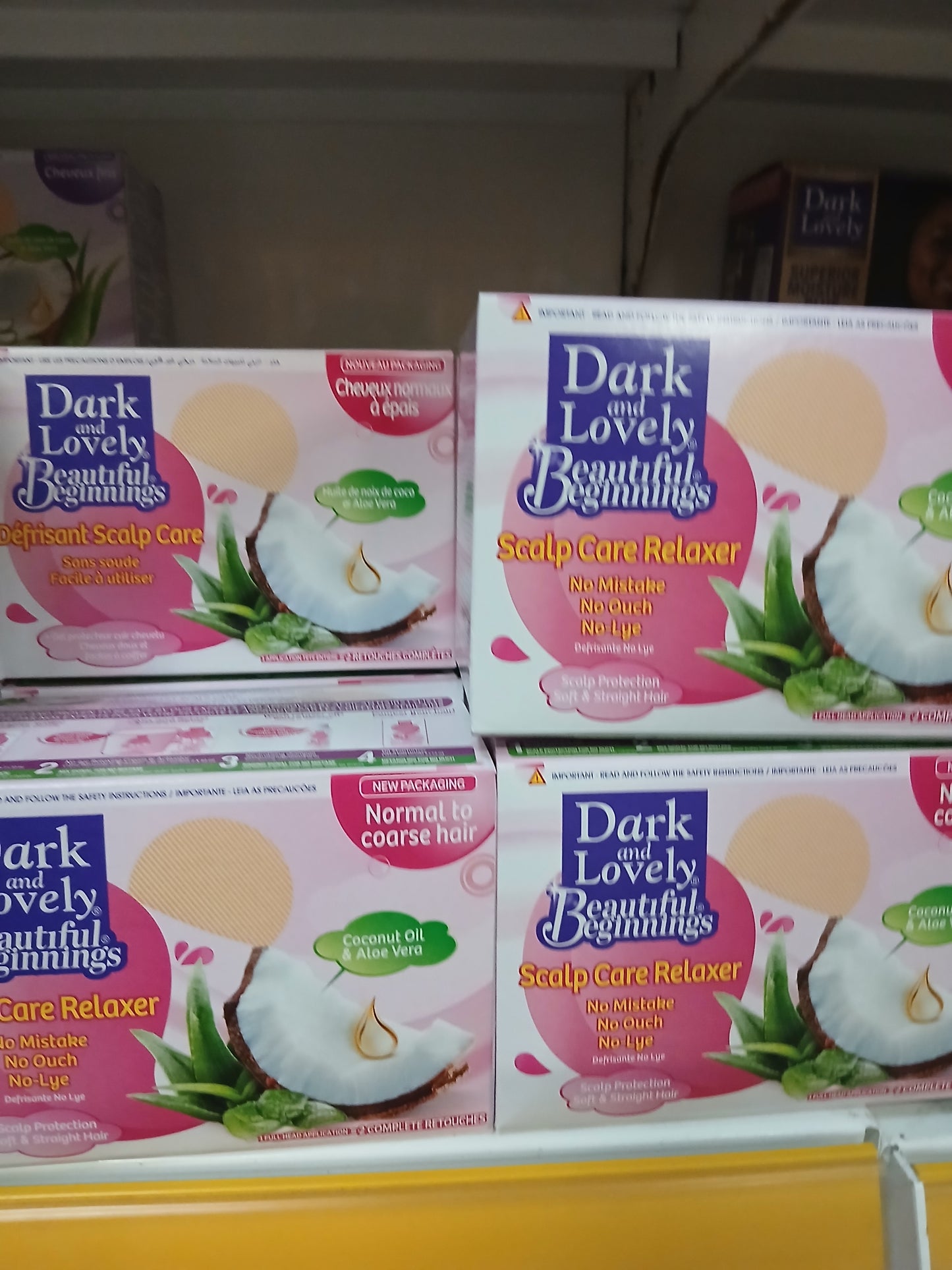 Dark and lovely Hair Relaxer