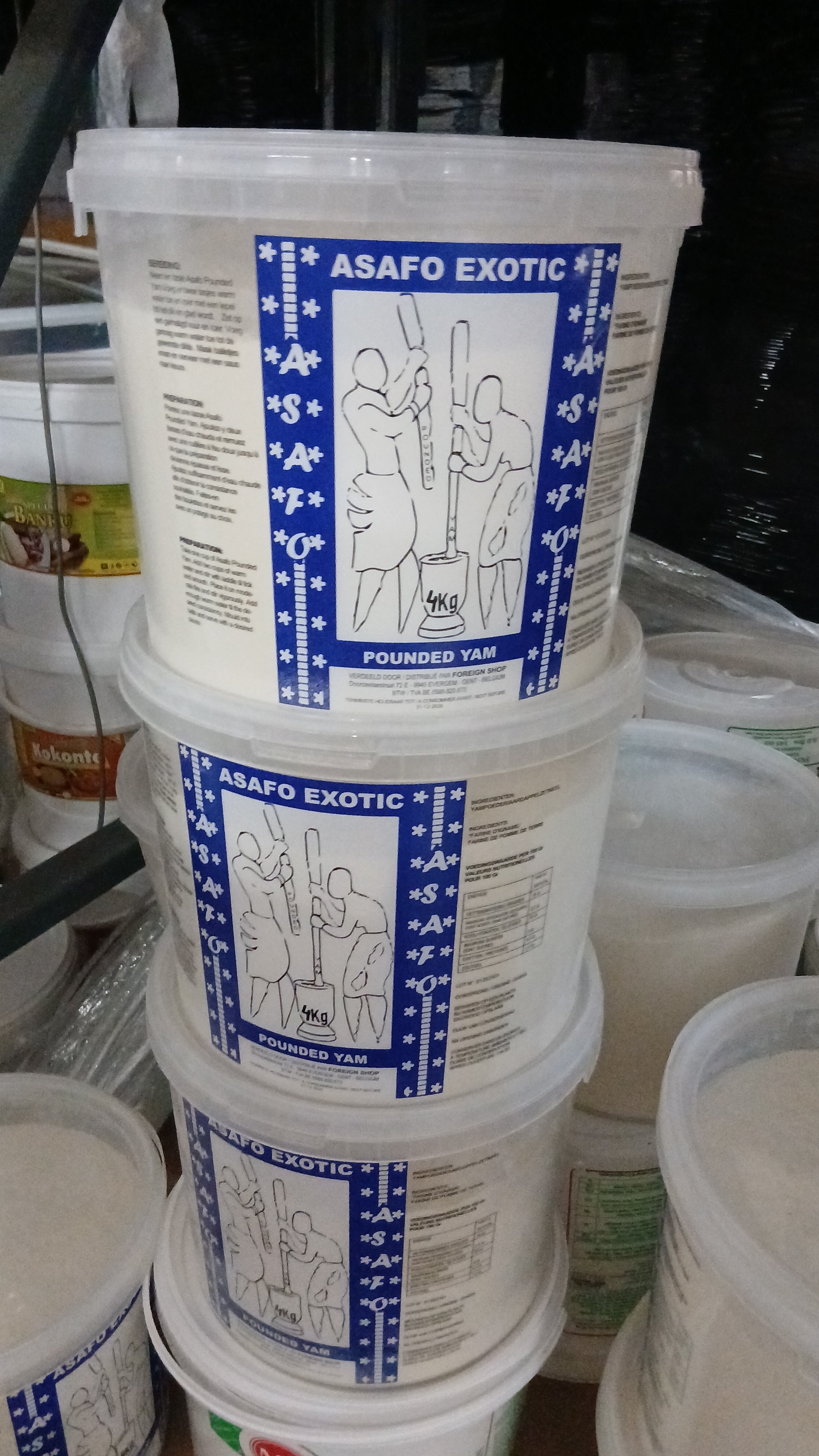Pounded yam 4kg