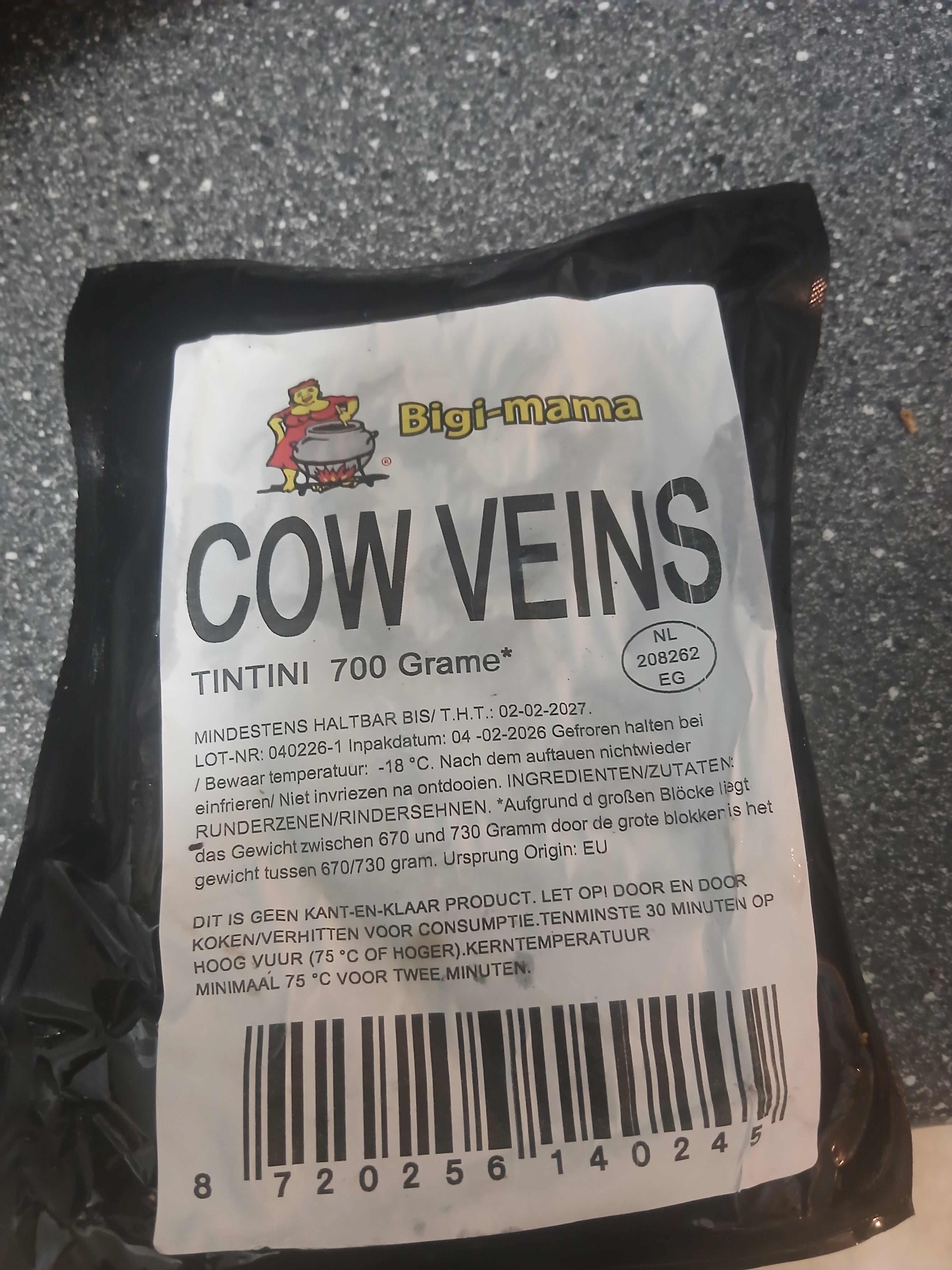 Cow veins 700gr