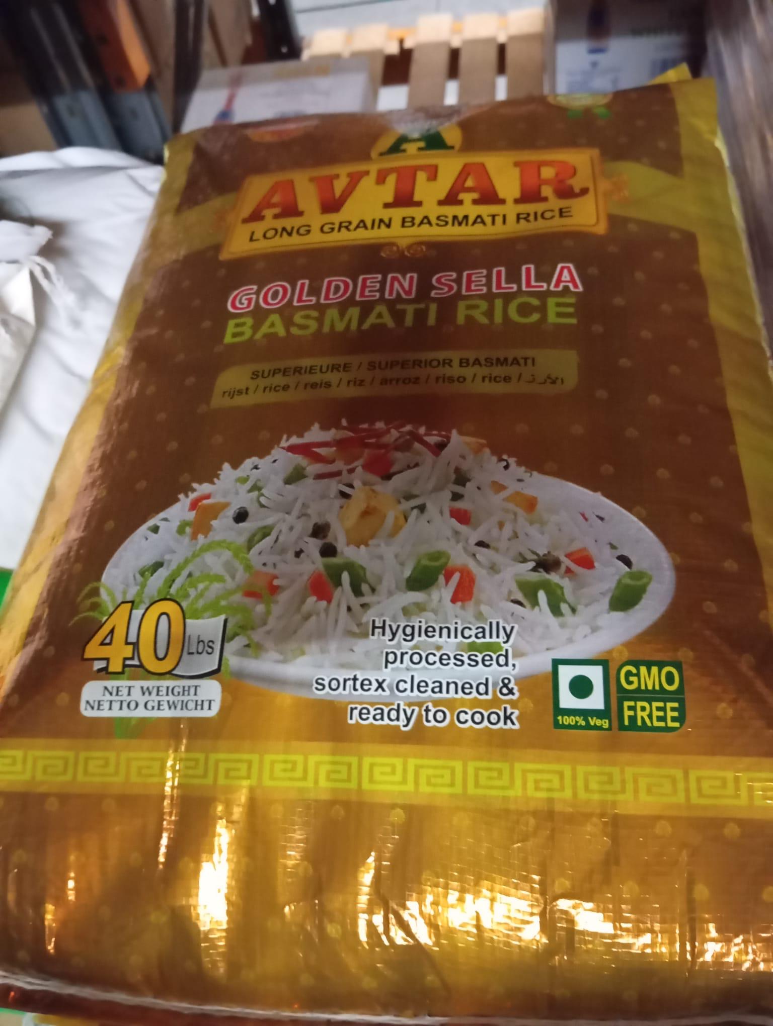 Golden sella Basmatic Rice 20kg
