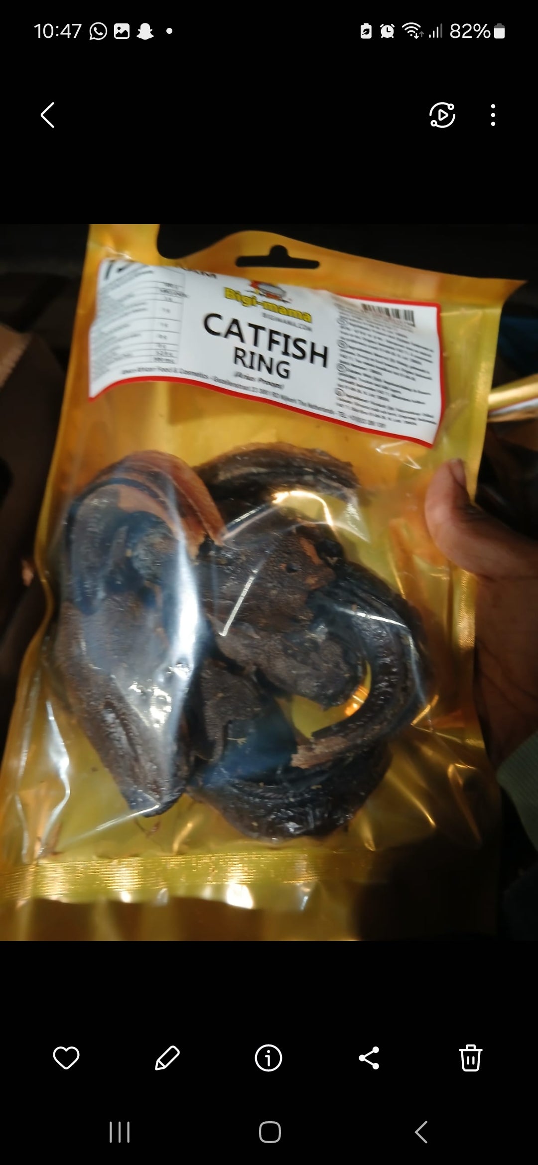 Dry Catfish ring